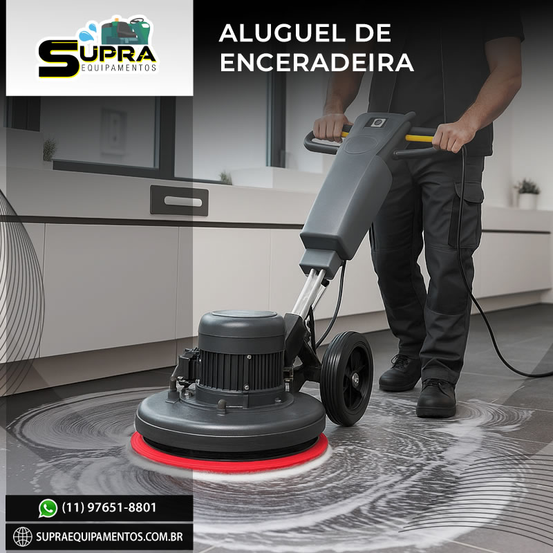 Aluguel de Enceradeira Profissional