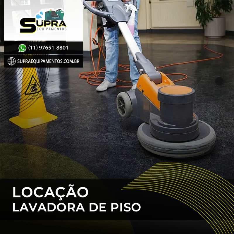 Locação de Lavadora de Piso