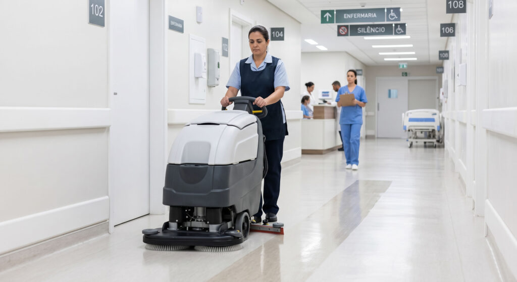 Como Escolher a Melhor Lavadora de Piso para Hospitais e Clínicas