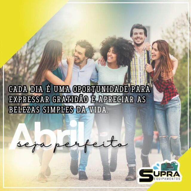 Bom dia 🌼

Bem vindo Abril, nos surpreenda. 😃
.
.
.
#novomes #novociclo #abril #sejabemvindoabril #oportunidade #recomeçar #limpeza #equipamentodelimpeza #alfatennant #supraequipamentos